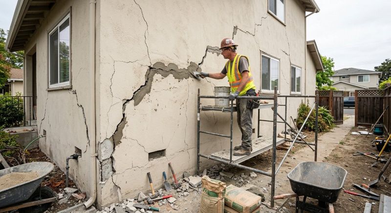Earthquake Damage Repair project example